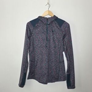 REI Co-Op Sceenline Half zip Hoodie colorful athleisure wear Size medium